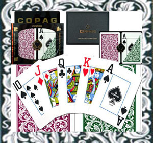 Copag contact lenses playing cards