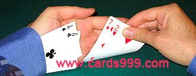 Cuff for exchanging cards Cuff for exchanging cards