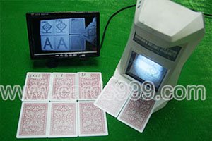 Far infrared camera and marked cards