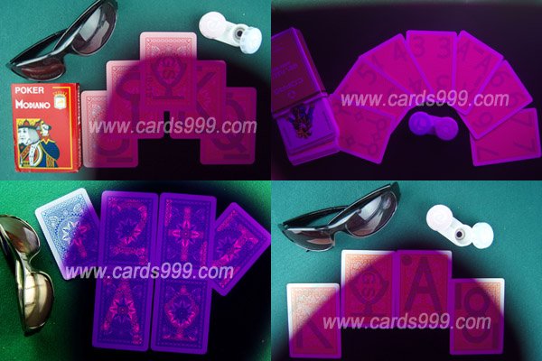 Infrared lenses marked cards Infrared lenses marked cards