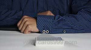 Sleeve button poker scanning camer